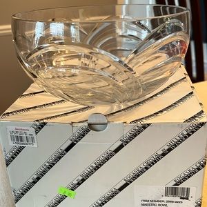 Mille Rogaska Crystal Maestro Bowl